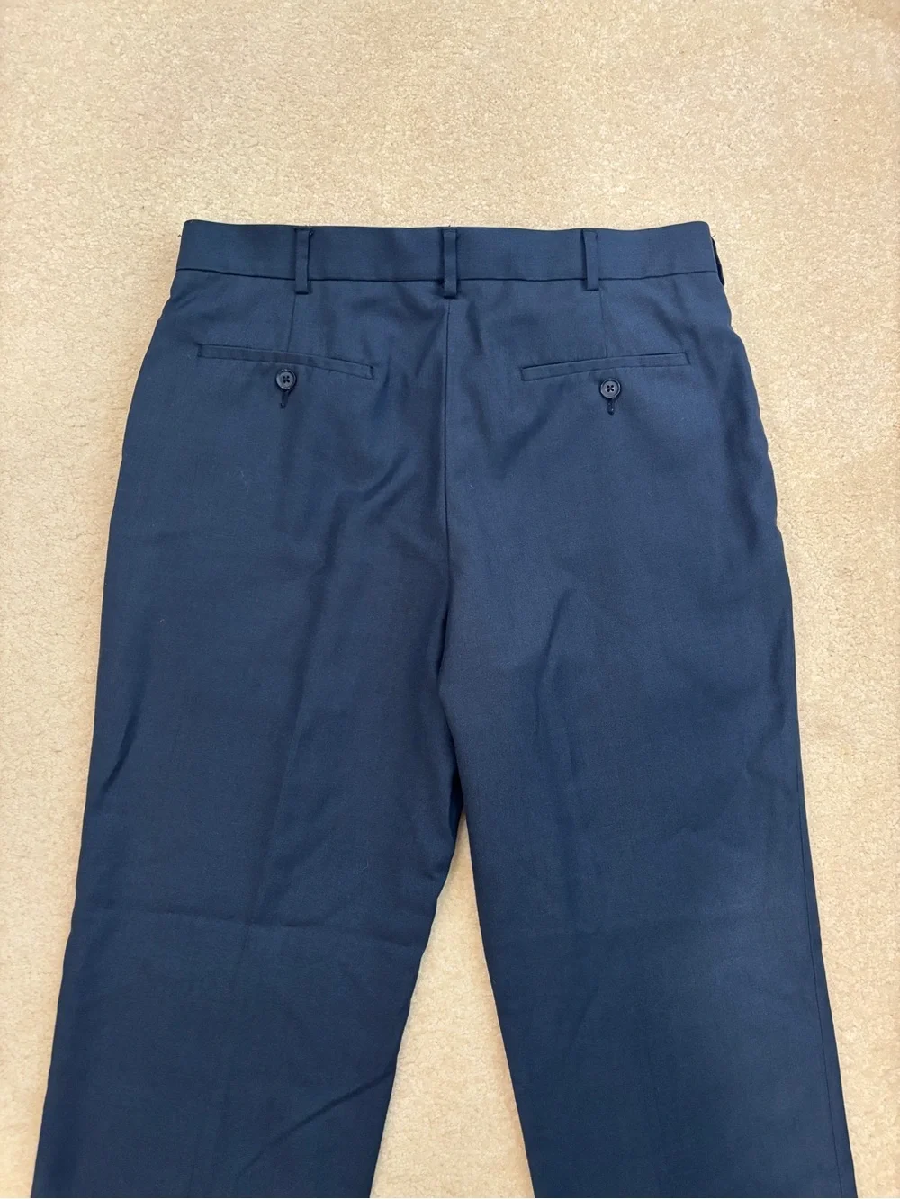 Perry Ellis Men's Navy Dress Pants Size 34
